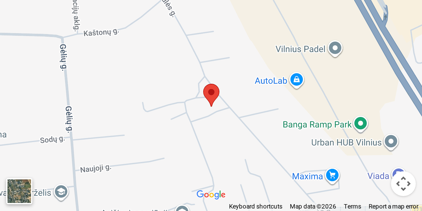 Žemėlapis su tikslia gooon vieta: 54.765565, 25.1901363