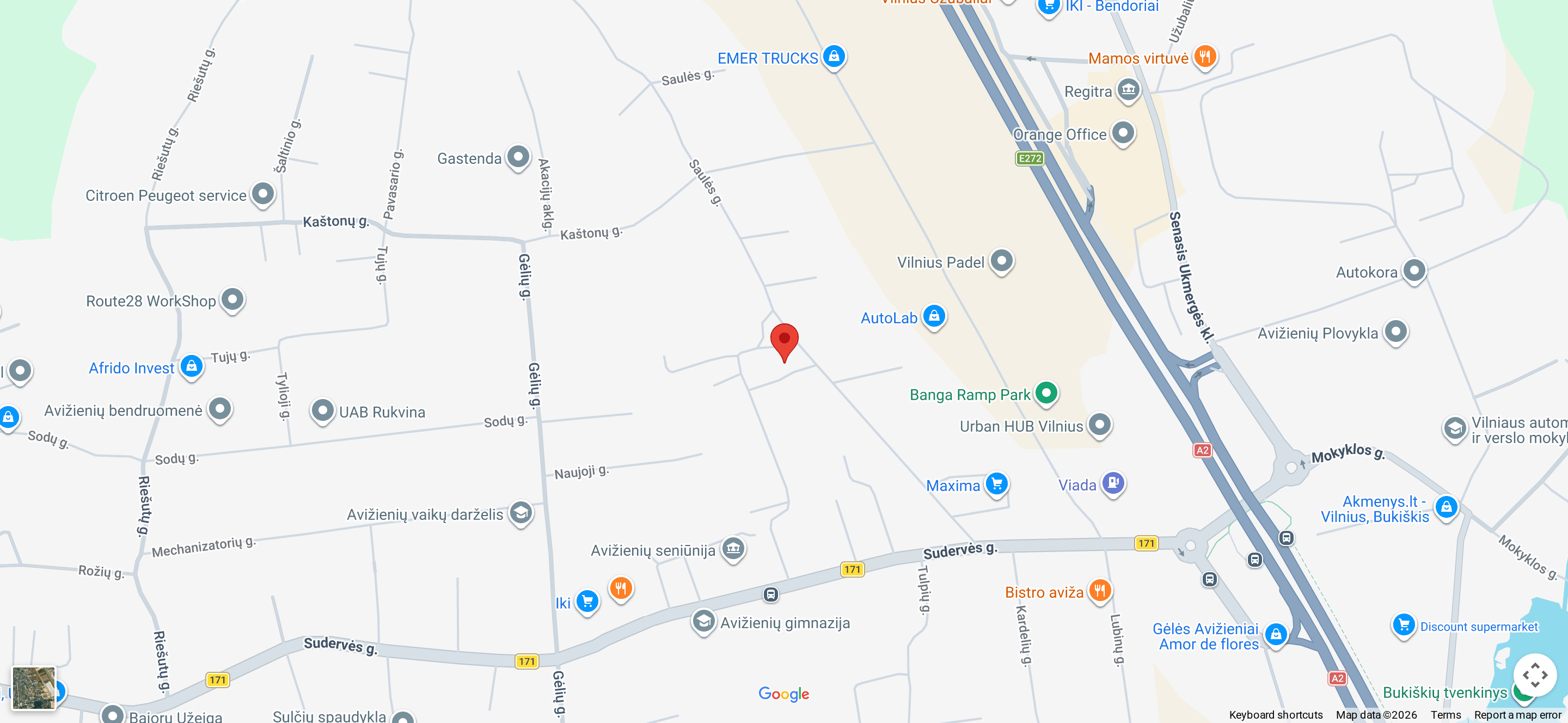Žemėlapis su tikslia gooon vieta: 54.765565, 25.1901363